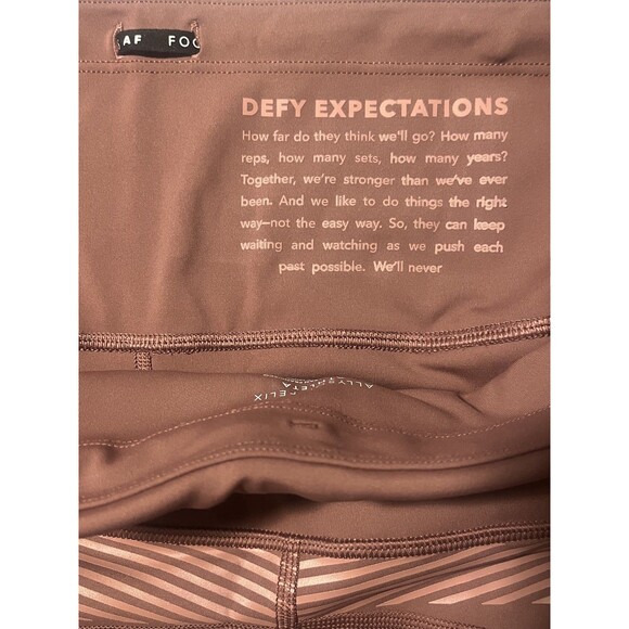 NWT $109 1X Plus Size Athleta Allyson Felix Hearth Rose Legend 7/8 Tight #980386 - Picture 8 of 14